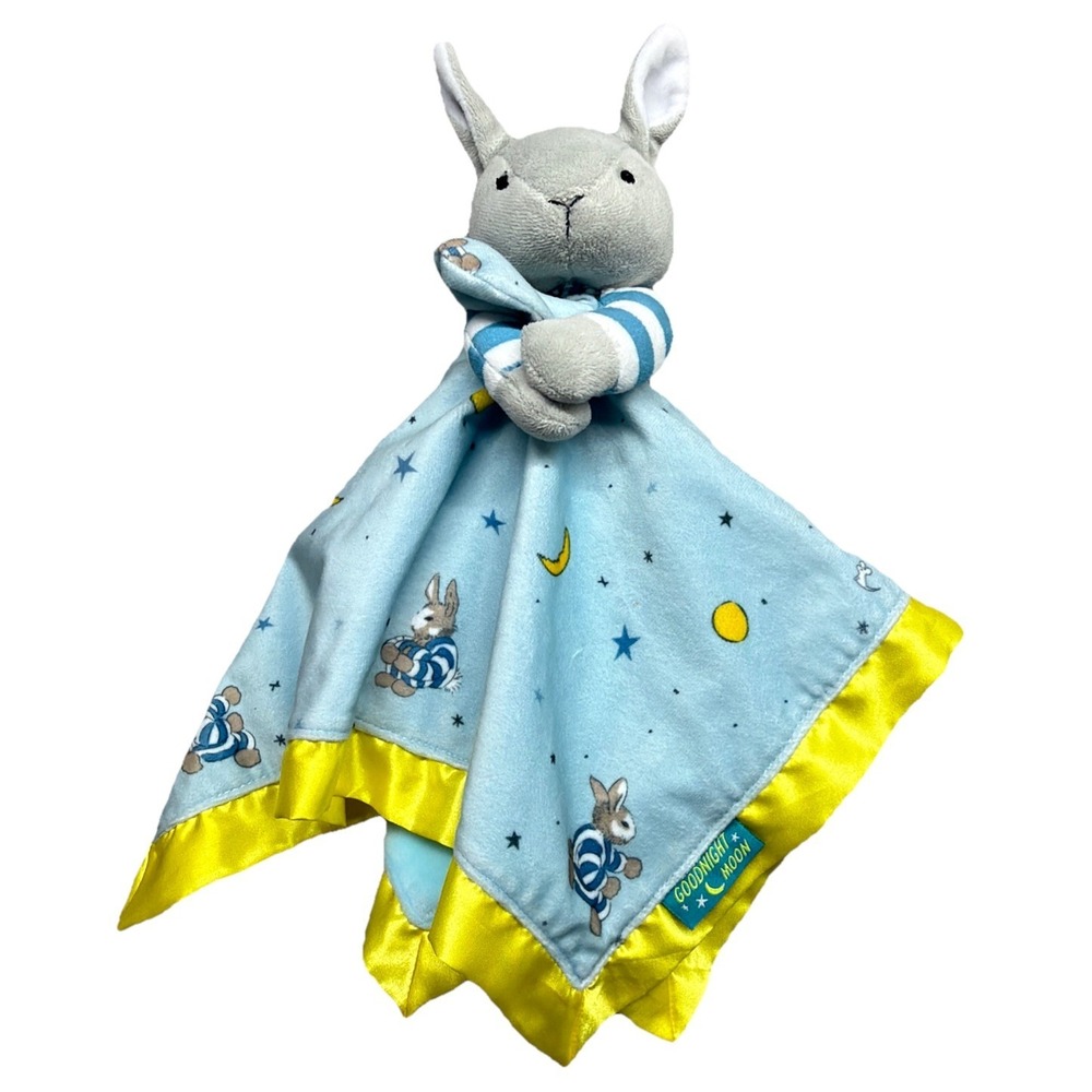 Goodnight Moon Bunny Rabbit Plush Stuffed Animal Lovey Security Blanket